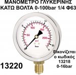 M    1/4 63 0-100bar